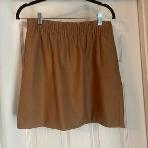 J. Crew Tan Mini Skirt
